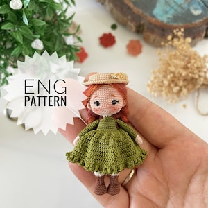 English pattern, Miniature Anne shirley pattern image 1