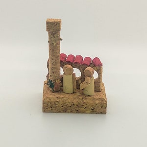 Mini Handmade Nativity Scene in Portuguese Natural Cork