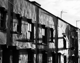 Bedminster Houses, Bristol Print, Bristol Photography, Black and White, Home Wall Art