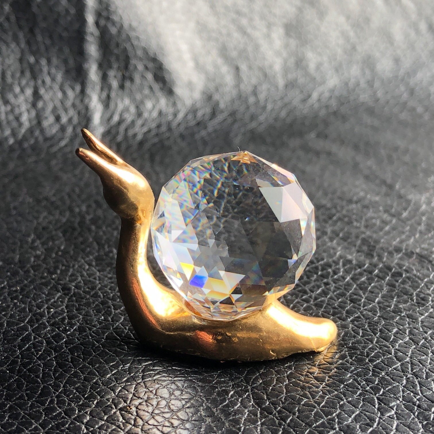cute-little-la-melodie-crystal-snail-14kf-gold-filled-vintage-etsy