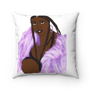 Spun Polyester Square Pillow