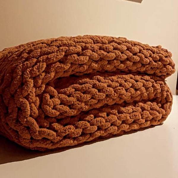 Big Chunky Blanket Etsy