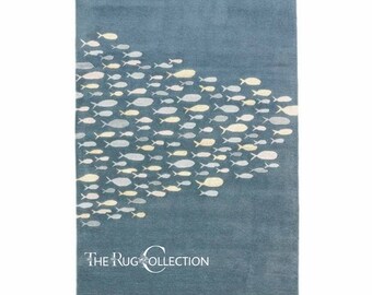 Tufted Fish Rug - Etsy