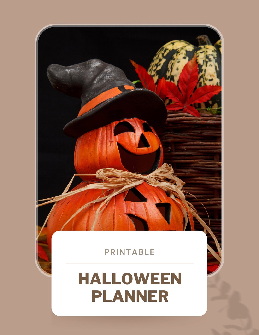 Halloween Planner Printable Halloween Party Planner PDF Planner Size A4 ...