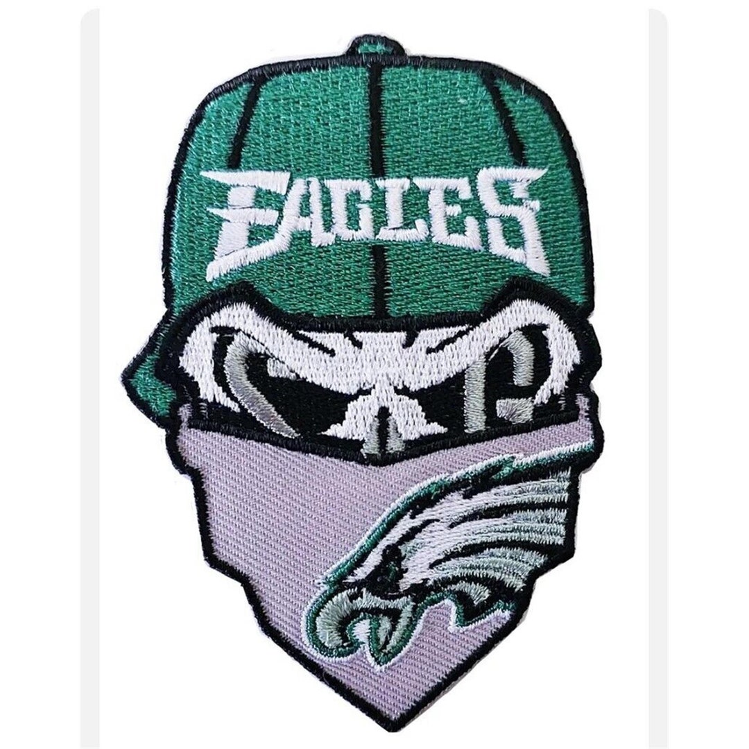 Philadelphia Eagles Embroidered 3 3/4 Iron on Patch 