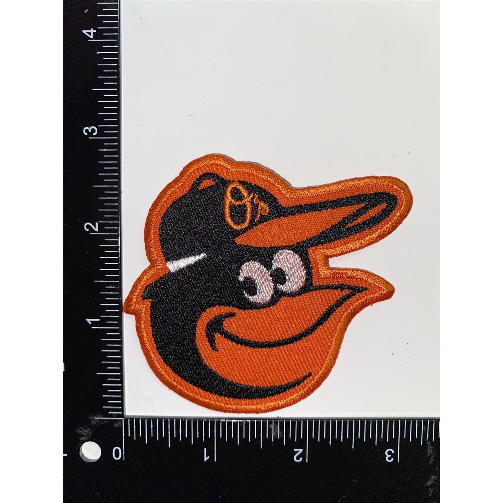 BALTIMORE ORIOLES vintage MLB iron on patch 2.5” X 2.5”