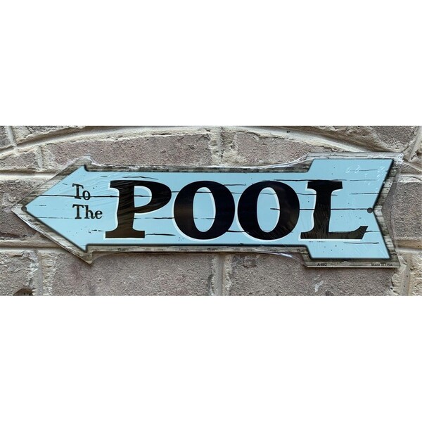 Pool Arrow Sign Etsy