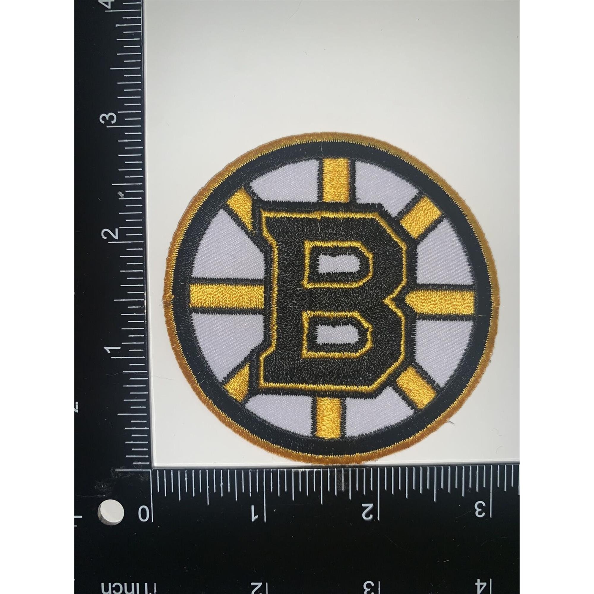 Boston Bruins Beaded Patch Flannel Shirt.