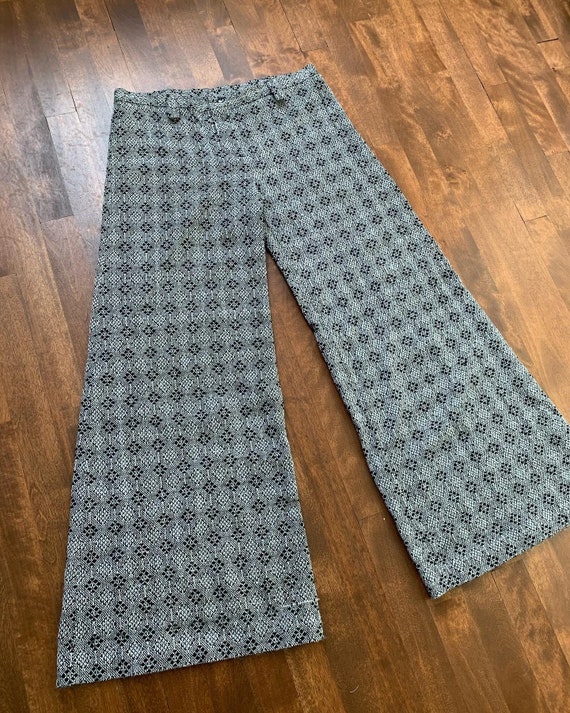 XL 70s Woven Black Bobbie Brooks 