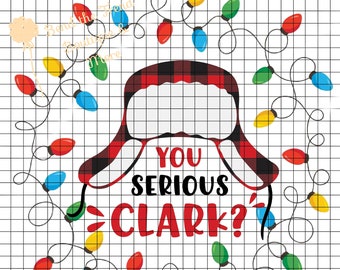 Ben je serieus Clark PNG| Sublimatie Print| Sublimatie Download| Nationale Lampoons Kerst PNG| Kerstverlichting PNG| Digitaal bestand|