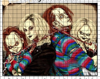 Chucky PNG| Dying Is Such A Bitch PNG| Wydruk sublimacyjny| Chucky i Tiffany PNG| Pobieranie sublimacji| Plik cyfrowy| Pobieranie cyfrowe|