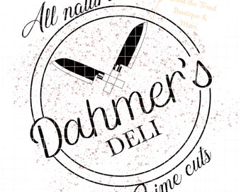 Dahmer's Deli PNG| Jeffrey Dahmer| Sublimation Print| Sublimation Download| Digital File| Digital Download| Serial Killer| Horror|