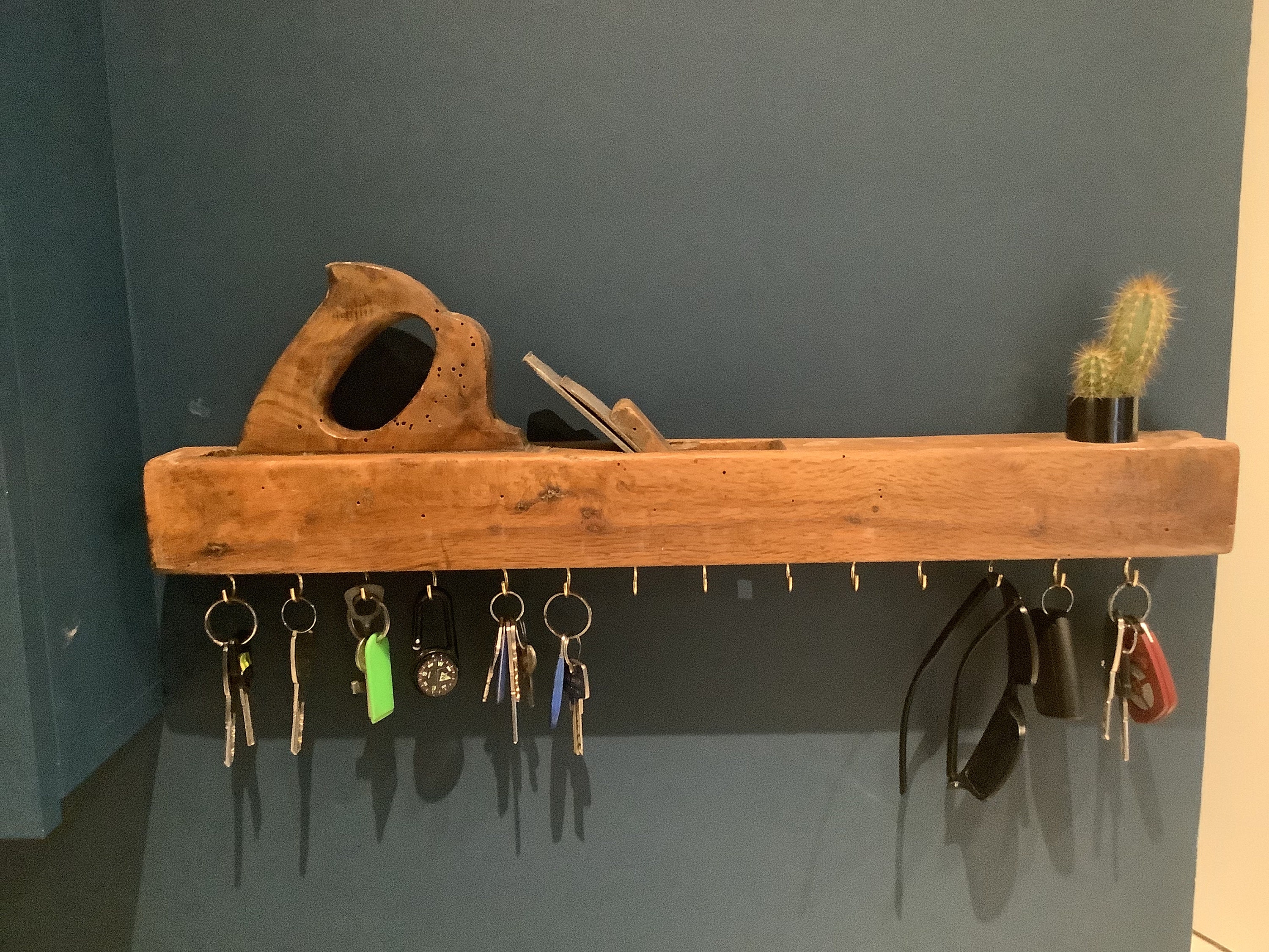 Upcycled Key Holder for Wall Key Rack Industrial Style Key - Etsy