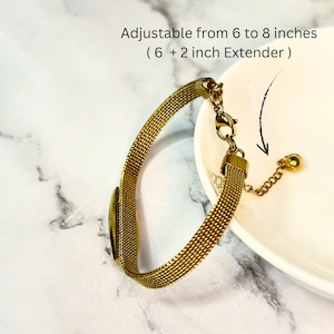 Gold Emergency bracelet