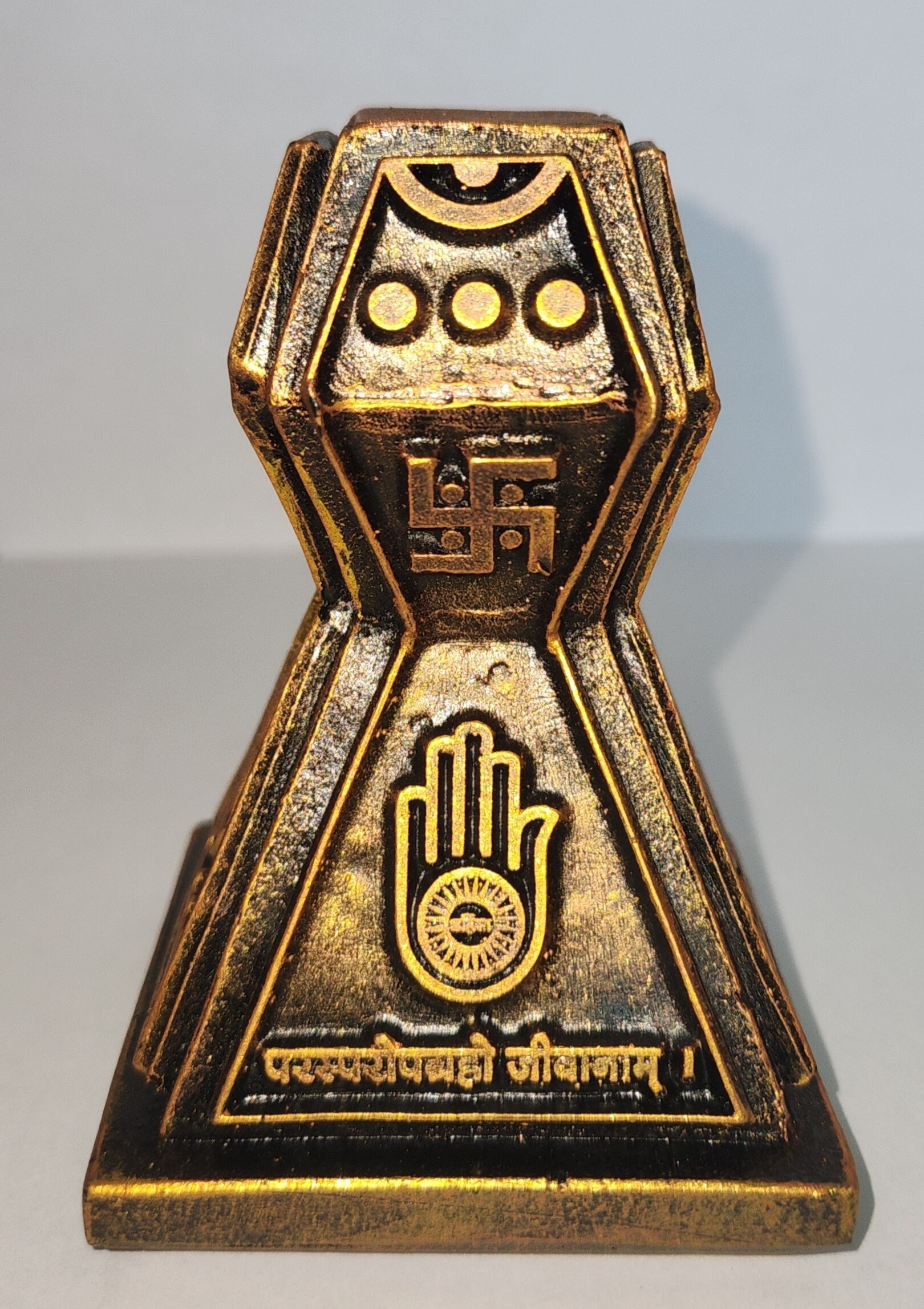 Jain Nonviolence Emblem Car Dashboard Ornament Jainism Symbol Ahimsa