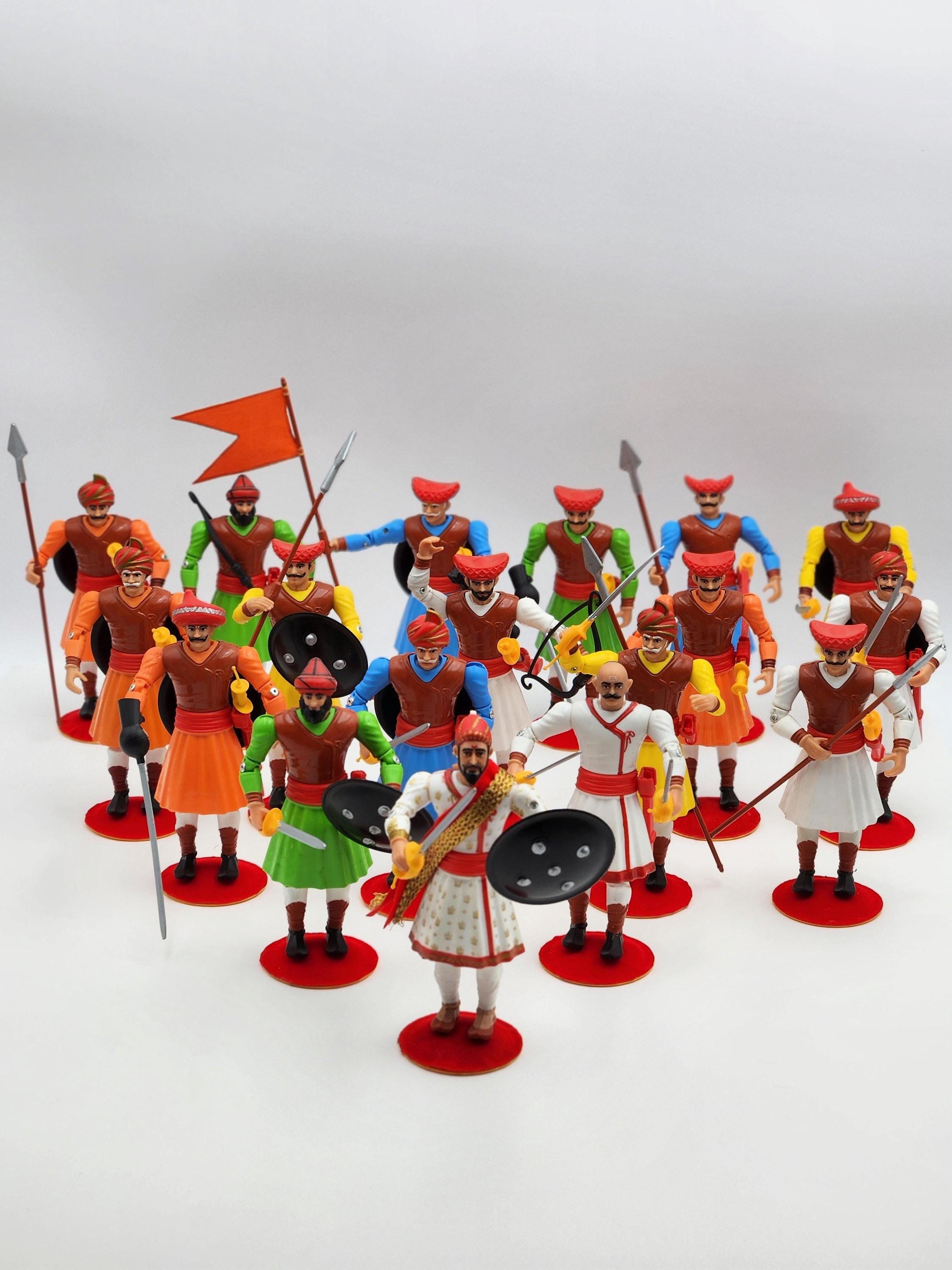 【美術品】フィギュア 国宝 東塔 水煙 ダイキャストレプリカミニチュア Chhatrapati Shivaji Maharaj Action Figure Marathi Hindu Killa