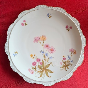 Vintage Floral Porcelain Serving Platter – Wunsiedel Bavaria Porzellan