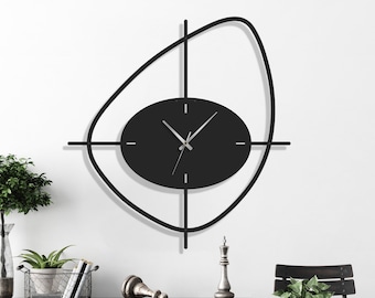 Sea Shell Modern Wall Clock , Minimalist Large Wall Clock, Design Wall Clock, Silent Wall Clock, Home Wall Art, Wanduhr, Horloge Murale
