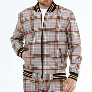 GENTLEMAN TRACKSUIT SET - Orange And Yellow Matched Outwears for Men