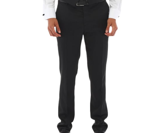 Buy Black Trousers & Pants for Men by TAHVO Online | Ajio.com