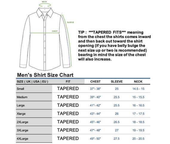 large dress shirt size chart Men's Long Sleeve Pinstripe shirt Shirt Black Blue Black Shirts  MOGU SUIT have item in a mans closet All Size Charts | UNTUCKit