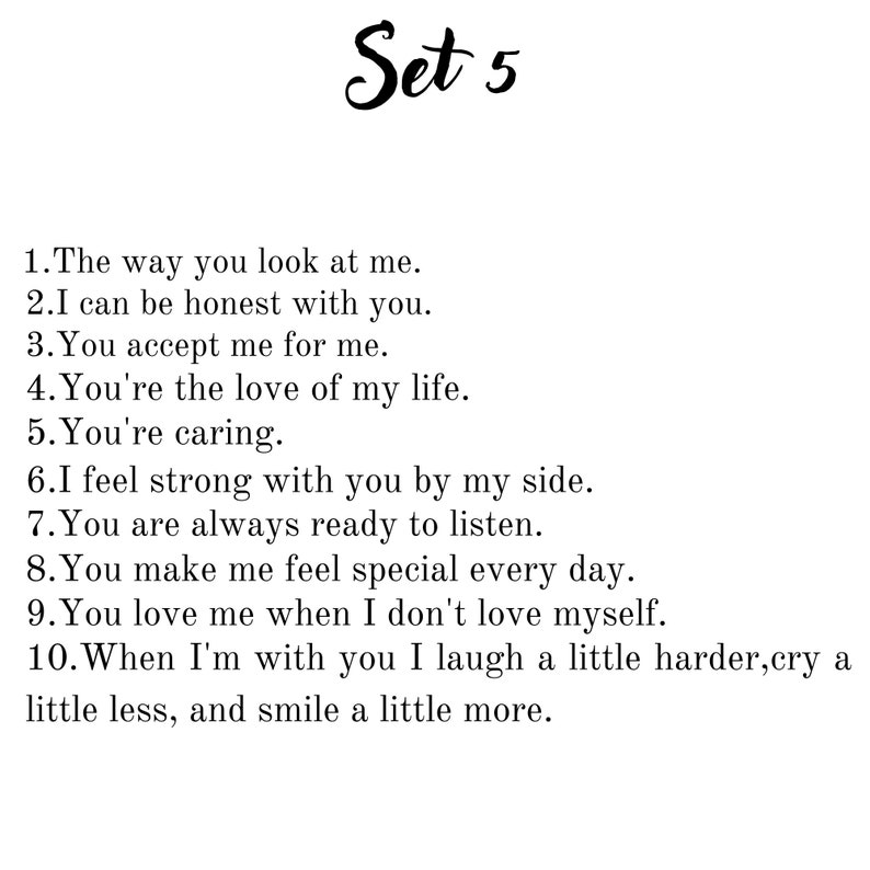 BOX WITH HEARTS Reasons Why I Love You Box Keepsake Gift Etsy UK