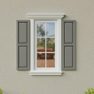 Persiane per casa delle bambole, file STL 1:12 in miniatura per stampa 3D