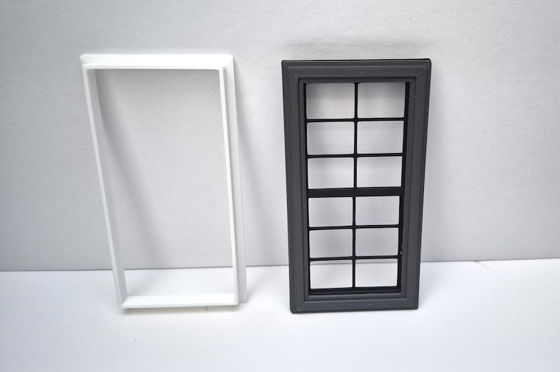Window Stl Sliding Window STL 1:12 Scale Dollhouse Miniature Window 3D Print File ...