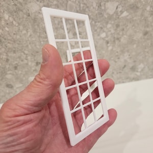 Dollhouse Windows 3D Printing Files (STL) | 1:12 Scale Miniatures | Digital Download