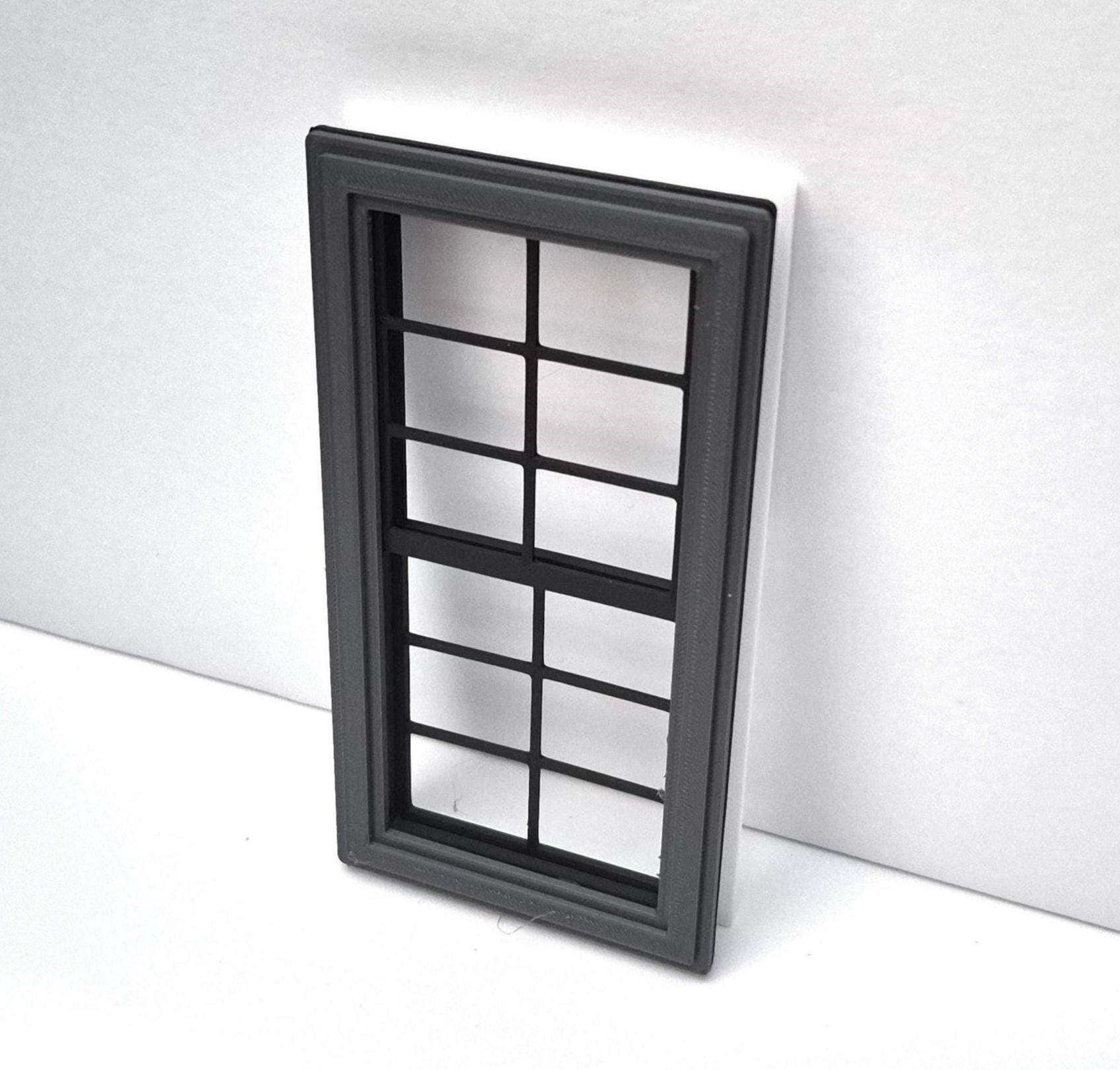 Window Stl Sliding Window STL 1:12 Scale Dollhouse Miniature Window 3D Print File ...