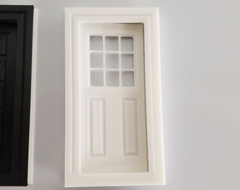 Dollhouse Doors 1 24 Scale, Doll House Decor, Diorama Supplies, Original Custom 3d Print Design With Interior Trim & Model Variations
