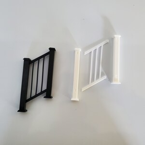 Dollhouse Railing, 1:12 Scale Miniature Dollhouse, 1 Inch Scale Railing ...