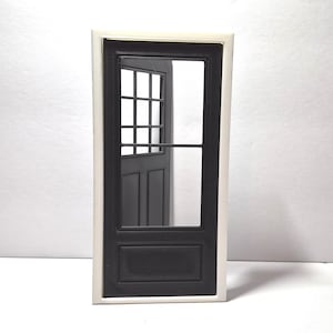 Screen Door STL for 1:12 Scale Dollhouse – Functional Miniature Entry & Storm Door Files