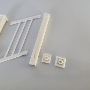 Dollhouse Railing, 1:12 Scale Miniature Dollhouse, 1 Inch Scale Railing ...
