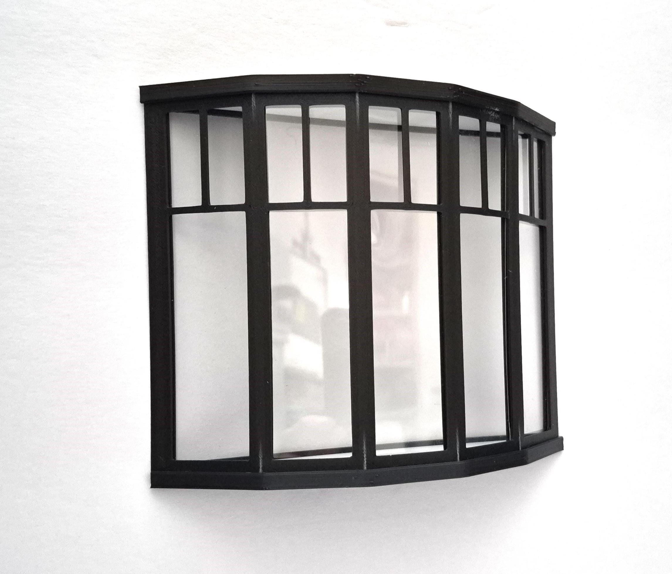 Window Stl Dollhouse Bay Window STL Kit 1:12 Scale Curved Window 3D Print Files - Etsy