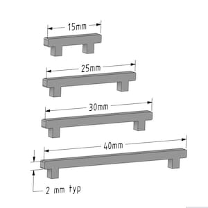 Drawer Pulls STL – 1:12 Dollhouse Miniature Hardware