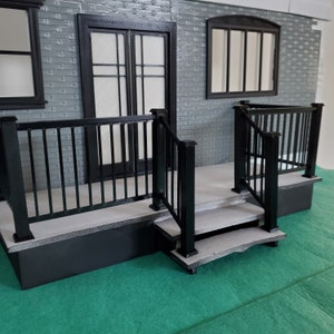 Dollhouse Railing, 1:12 Scale Miniature Dollhouse, 1 Inch Scale Railing ...