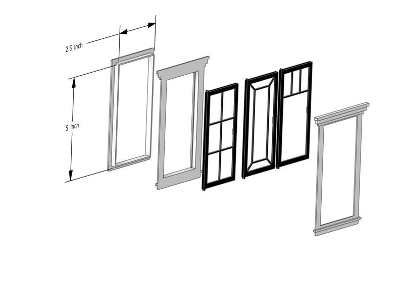 Window Stl Dollhouse Window STL - 1 12 Scale Miniature Window 3D Print Files - Etsy
