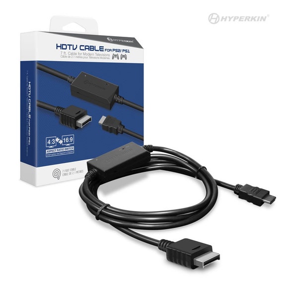 Adaptateur de convertisseur Audio vidéo Portable PS2 vers HDMI câble AV HDMI  pour SONY PlayStation 2