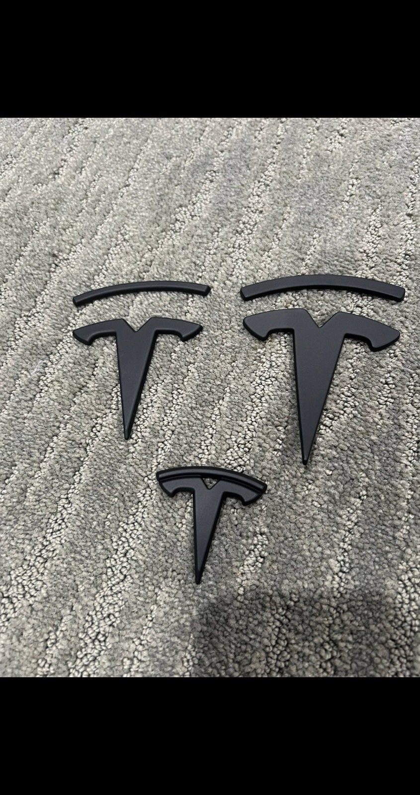 TESLA Metal Gloss and Matte OEM Emblems Logo for Model 3 & Model Y Hoo –  iCBL