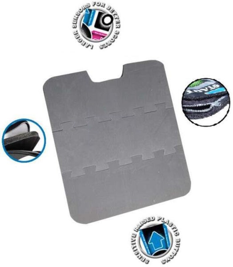 Two of Deluxe 1 Inch Foam DDR Dance Mats Pad for Playstation PS 1, PS 2