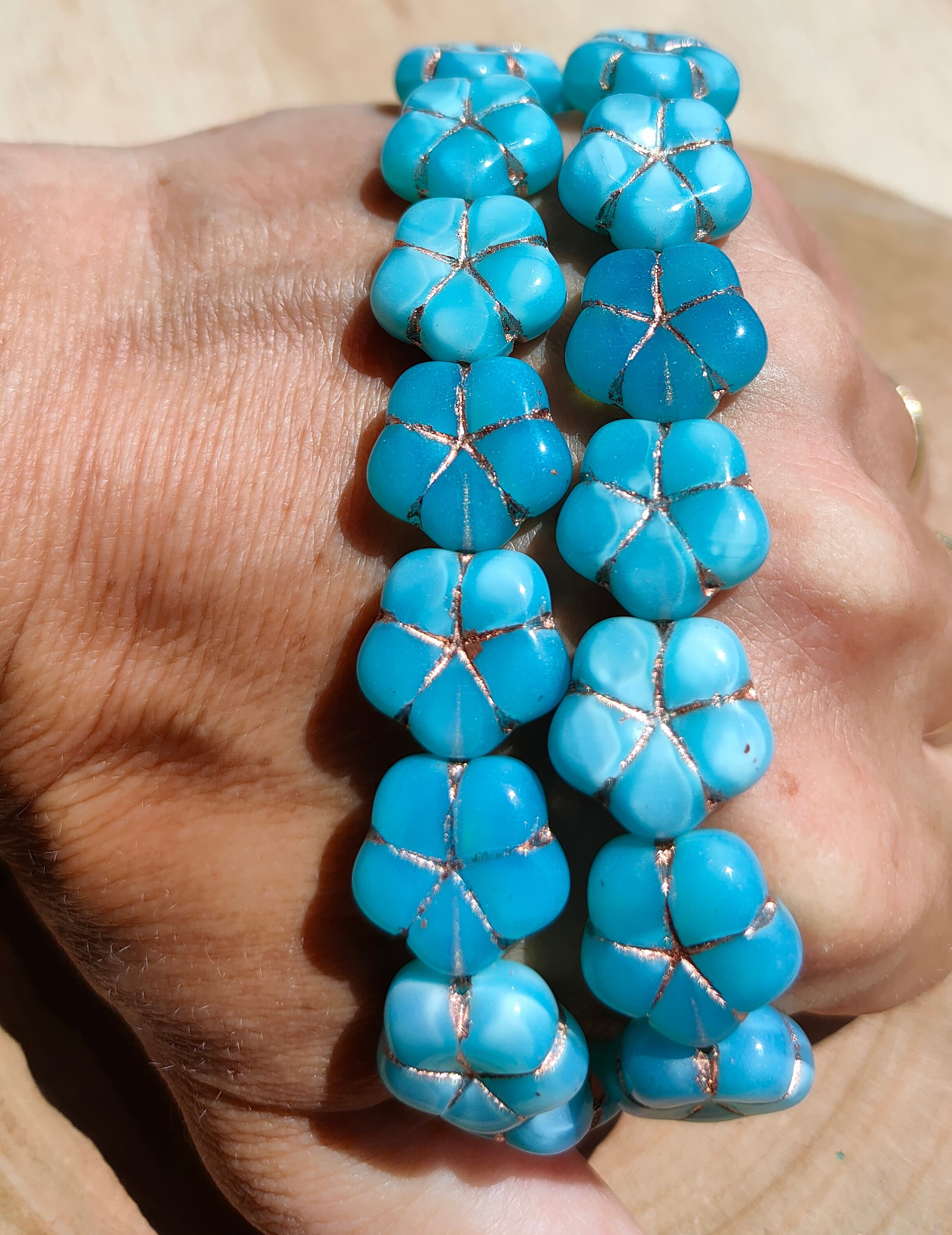 RICO DESIGN - 10 Perline Perlate - Bianche - 12 Mm - Foto 5