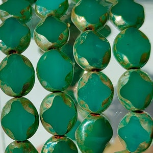 30 Premium Picasso Czech Glass Diamond Beads 9x8mm, Turquoise Oval Glass Beads, Jewelry making glass beads, Bohemian Glass Beads