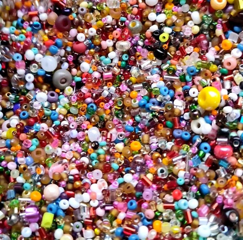 Czech Glass Seed Beads Mix Multicolor Rocailles Beads Jewelry Making Supplies 20g 50g 100g image 3