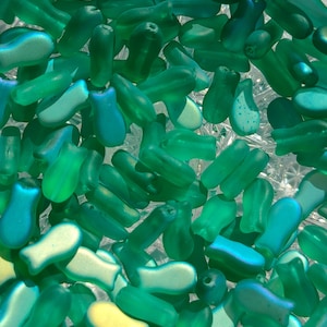 30/100 pcs Green fish beads, AB Czech glass beads, Nautical jewelry making 9x5mm, pressed glass beads, transparent beads