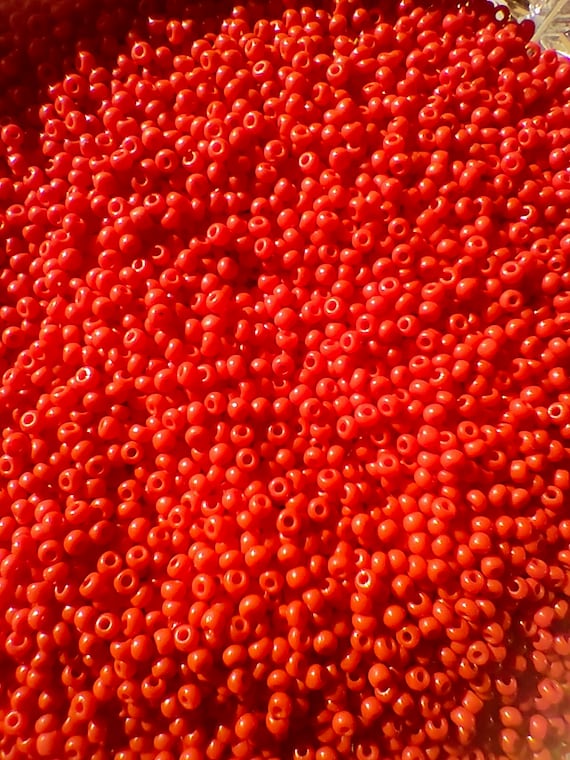 20g Preciosa ROCAILLE - Corail, 10/0 Env. 2.3 Mm (PRECIOSA Seed Beads - Coral