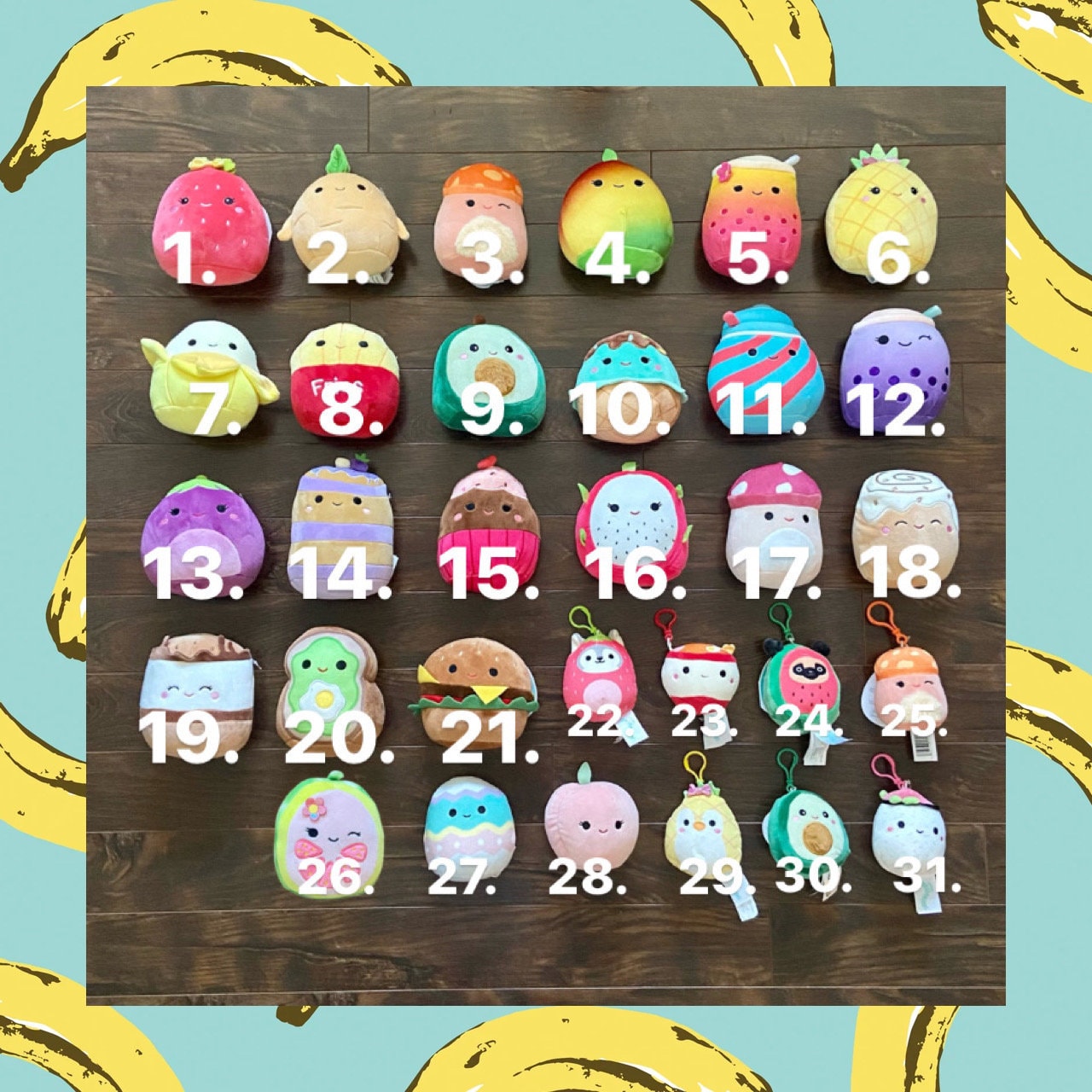 Squishmallows Stickers / Set of Squishmallow Stickers 