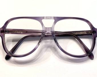 Vintage Elite Ira Grey Fade 56/20 Men's Eyeglass Frame New Old Stock #S2 