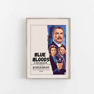 Blue Bloods POSTER, Wall Art, PRINTABLE