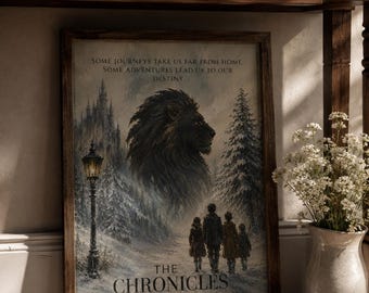 The Chronicles of Narnia Wall Art, POSTER, Digital Printing, C.S.Lewis Quote